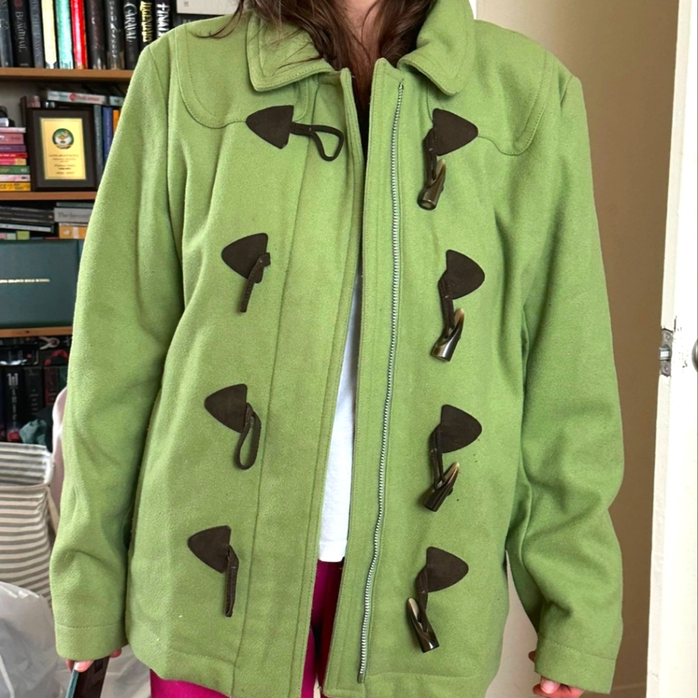 Gap Green Wool Coat